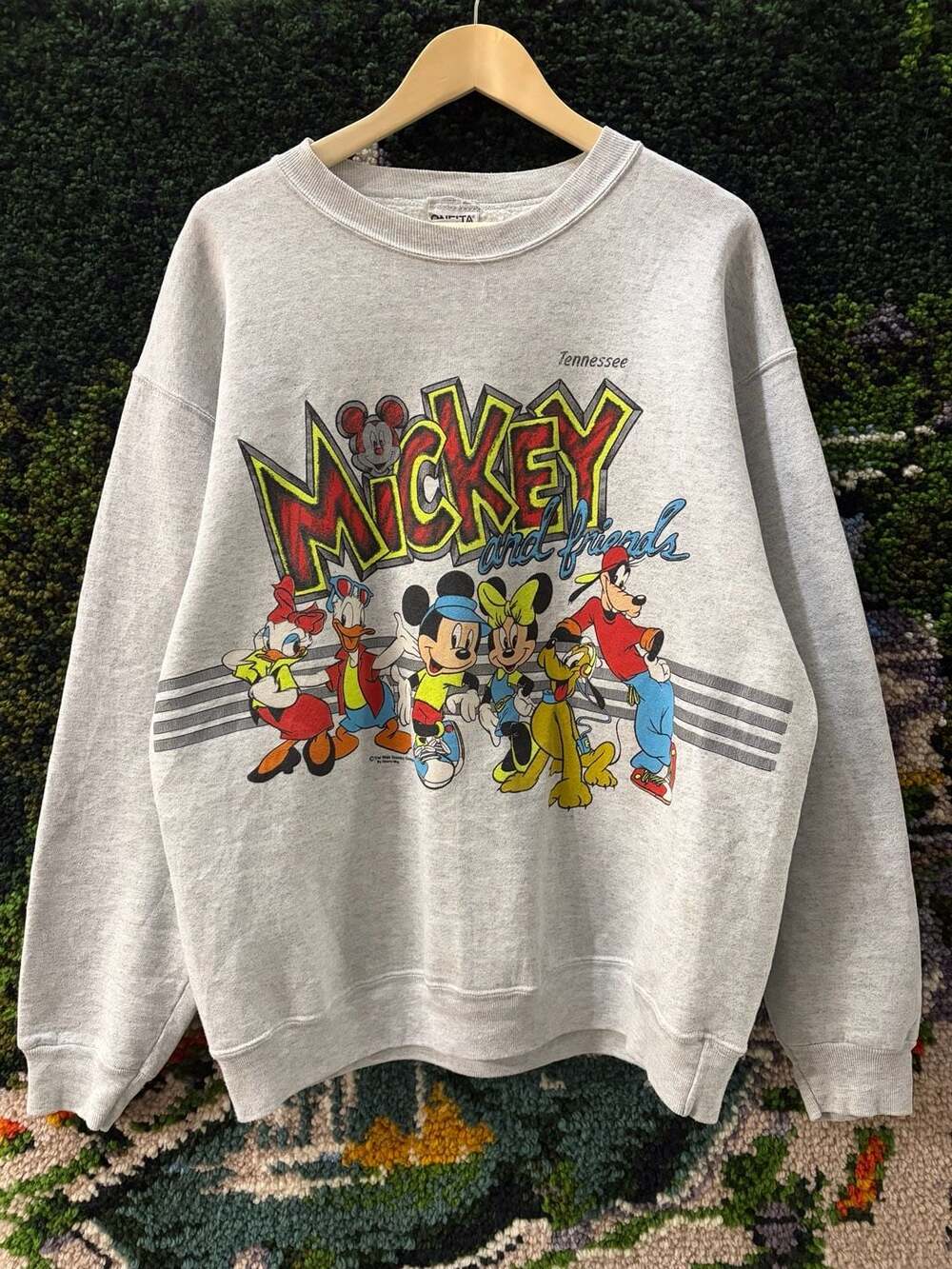 Vintage 90s Disney Mickey and Friends Tennessee Crewneck Sweatshirt